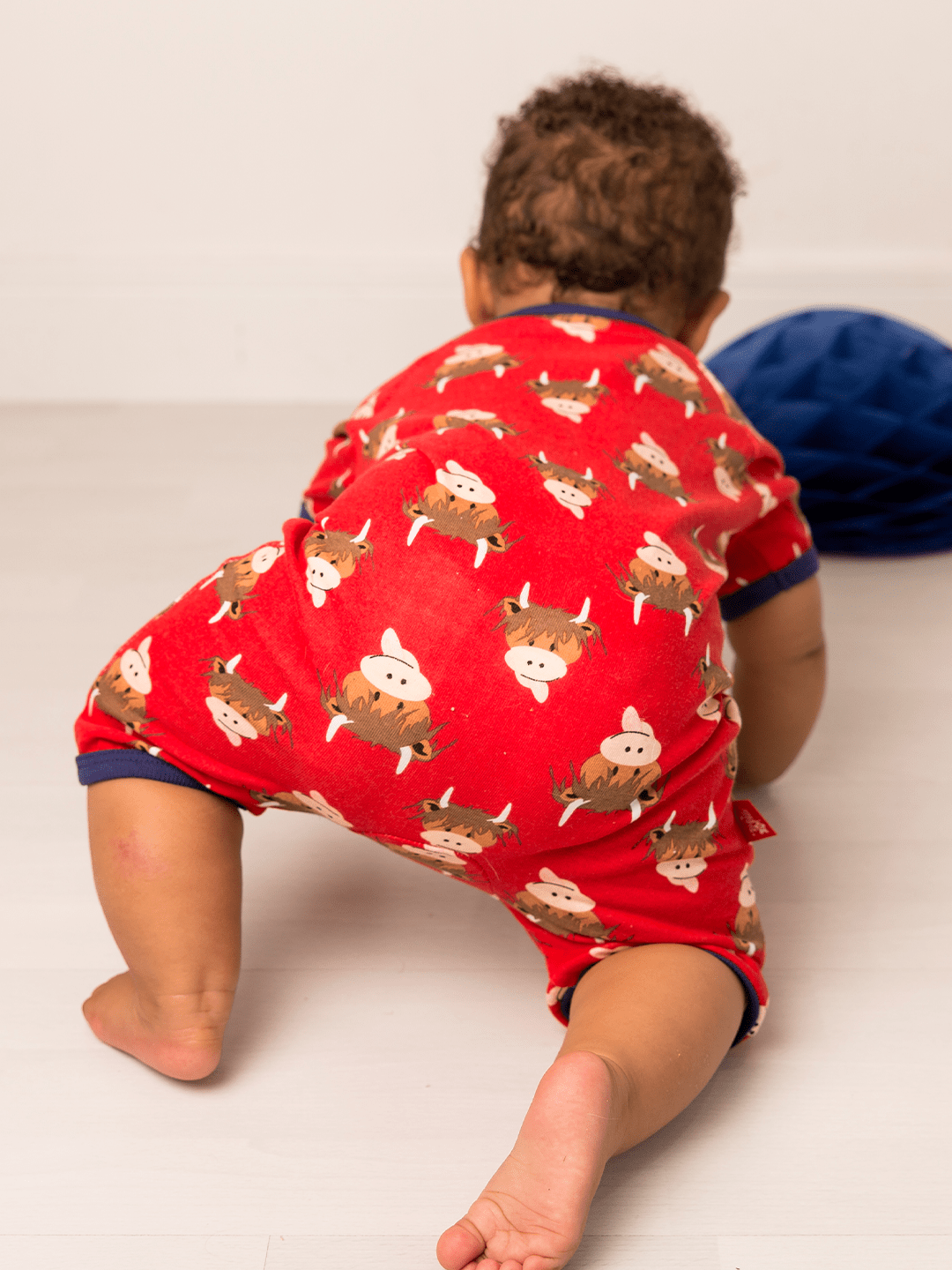 Hamish Highland Cow Summer Romper Playsuit