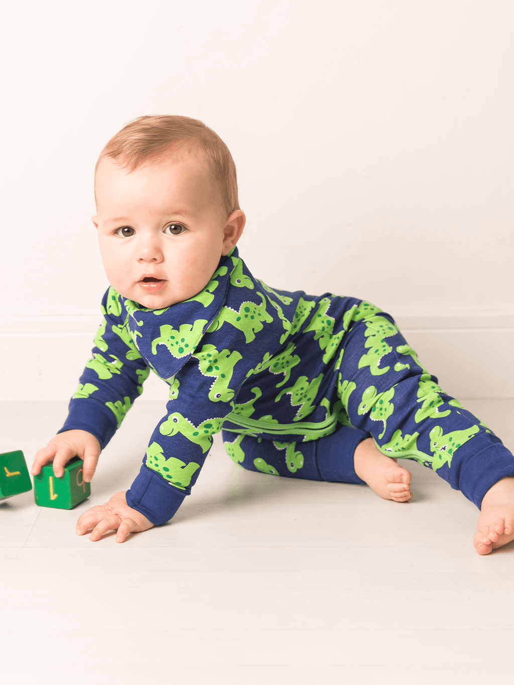 Maple the Dino Zip-Up Romper Playsuit