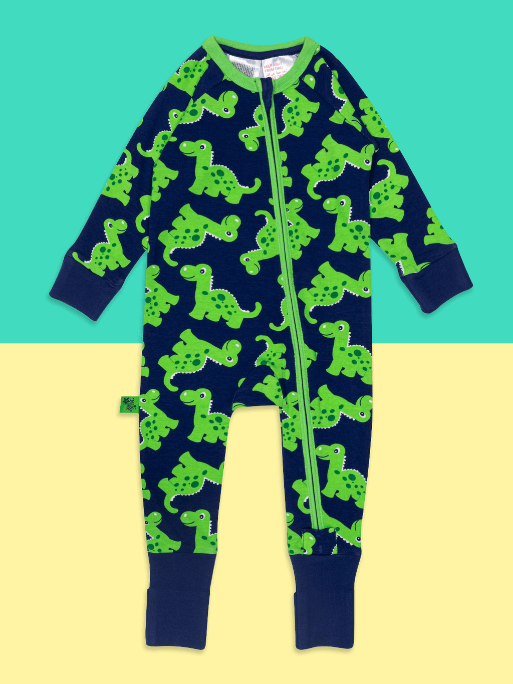 Maple the Dino Zip-Up Romper Playsuit