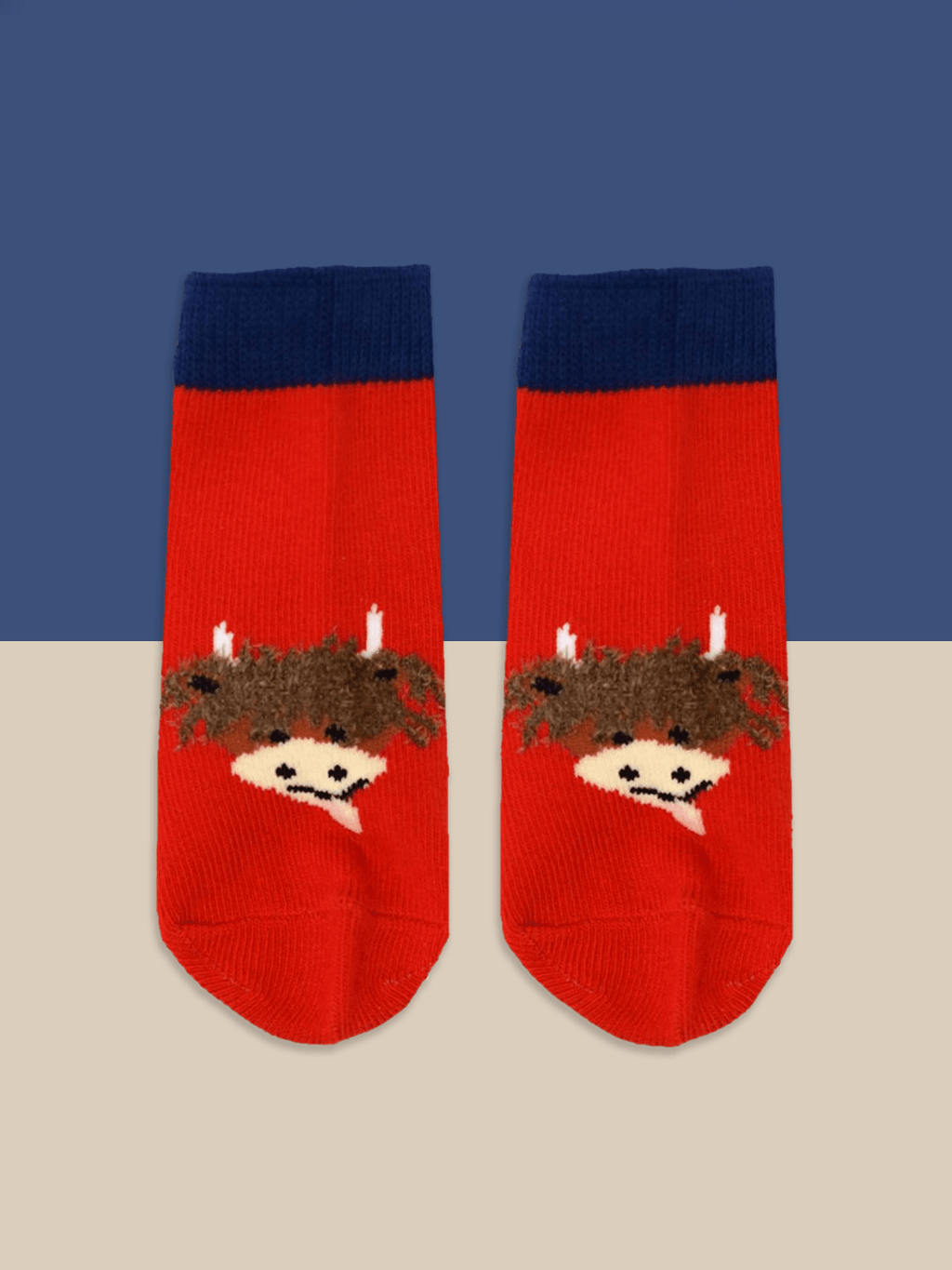 Hamish Highland Cow Socks