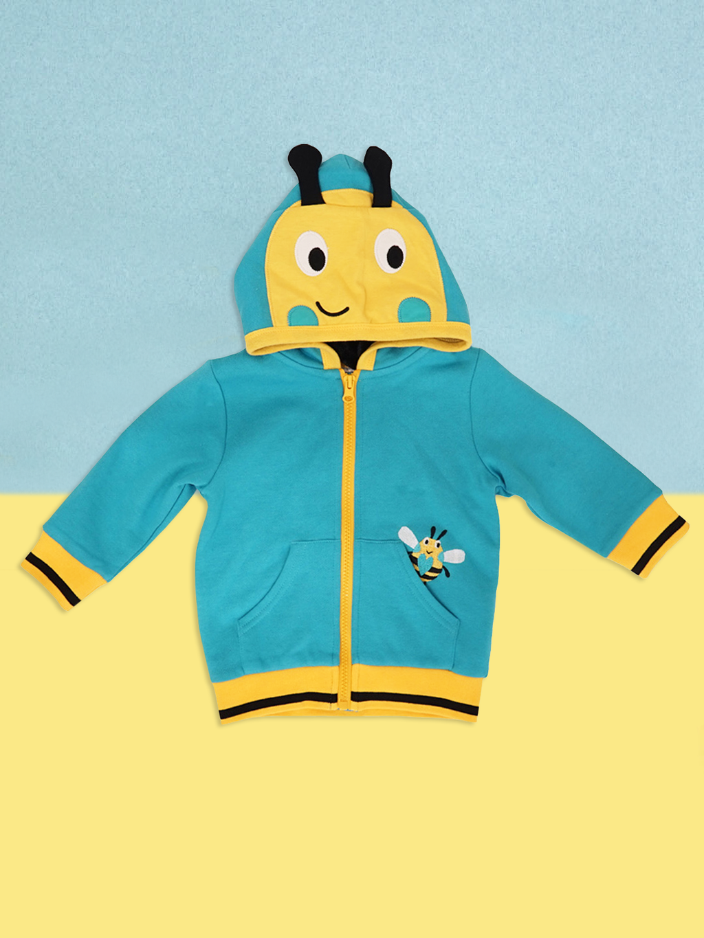 Buzzy Bee Hoodie 0-6 Months
